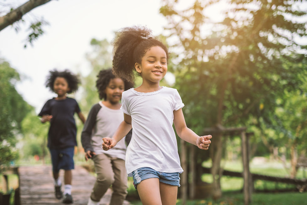 Kid's Playing Outdoor